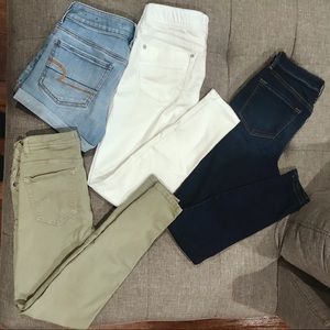 Size 2 Womens Jeans bundle LOT Zara American Eagle
